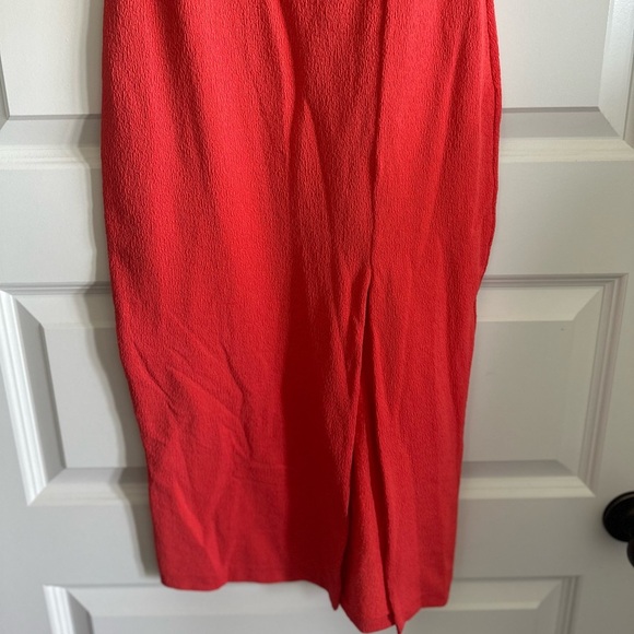 ViX Paula Hermanny Firenze Corsage Midi Dress in Coral - Picture 2 of 7